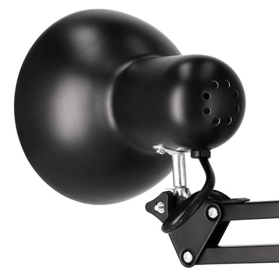 Lampka biurkowa kreślarska PIXI Black E27 zestaw czarny, podstawa i klips EDO777535 EDO Solutions