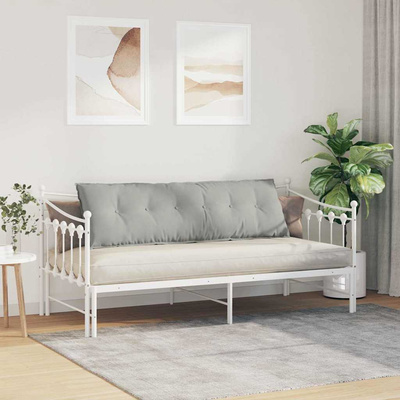 Poduszka na plecy Jasnoszary 160 x 50 cm Tkanina mikrofibrowa