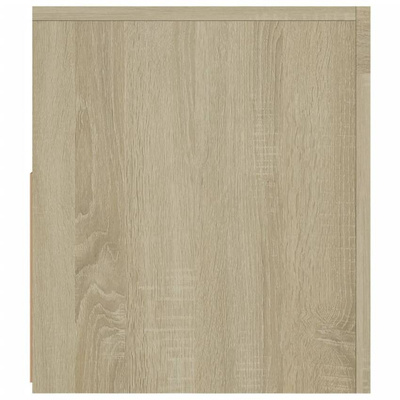 vidaXL Szafka pod TV z oświetleniem LED, dąb sonoma, 120x35x40 cm model standard