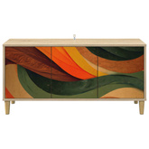 Szafka pod telewizor BONN 102 x 33 x 50 cm Sonoma