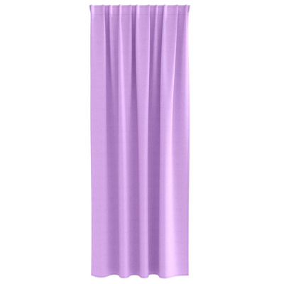 Firany blackout z kółkami 2 pcs Fioletowy 225 x 140 cm