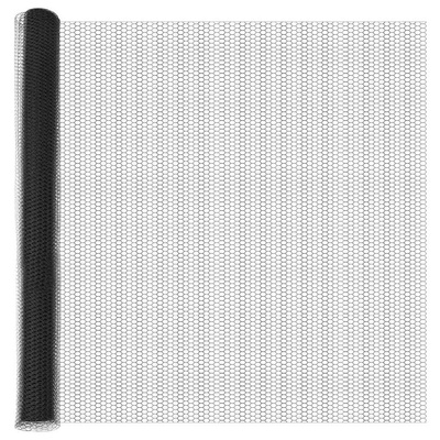Ogrodzenie heksagonalne 1,6 x 10 m PVC Szary