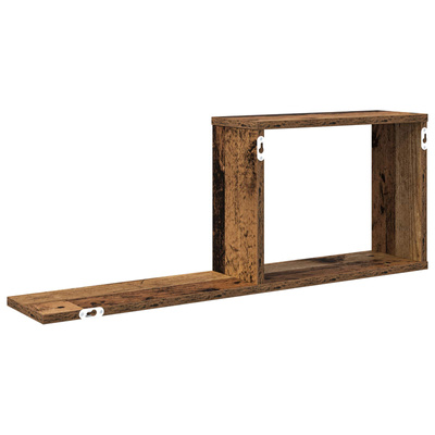 Półki wiszące Stare drewno 80 x 15 x 30 cm Drewno inżynieryjne