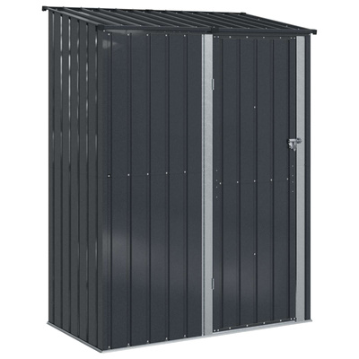 Schowki ogrodowe Antracyt 153,5 x 86 x 200 cm Metal