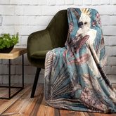 Koc Fla turkusowy 150x200