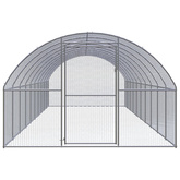 Klatka zewnętrzna dla kurcząt, 3x10x2 m, stal galwanizowana