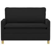 Sofa Czarny 126 x 81 x 87,5 cm tkanina