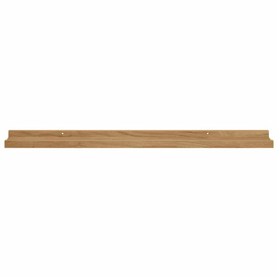 Półka ścienna 4 szt. Brązowy 80 x 9 x 3 cm Drewno inżynieryjne
