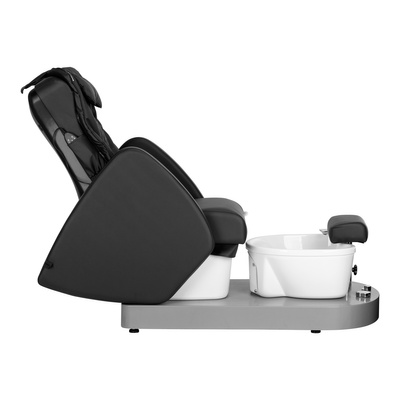 Fotel spa do pedicure Azzurro 016C czarny z masażem pleców i hydromasażem  142947