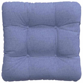 Poduszki na siedziska 4 pcs Niebieski dżins 45 x 45 x 12 cm