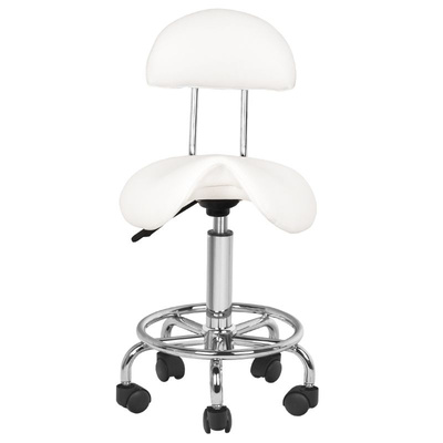 Taboret kosmetyczny 6001 biały  118590