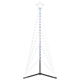 Choinka LED 363 diody LED Zimna biel 182 cm