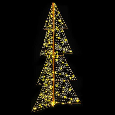 Choinka z 160 diodami LED Ciepła biel 150 cm PET