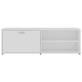 Szafka pod TV, biała, 120x34x37 cm, materiał drewnopochodny vidaXL