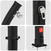 Prysznic solarny z głowicą prysznica 20 l PVC, ABS, Stop cynku