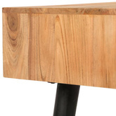 vidaXL Biurko z litego drewna akacjowego, 118 x 45 x 76 cm