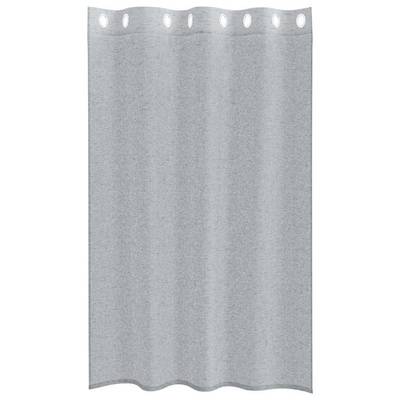 Firany Voile 2 pcs Ciemnoszary 175 x 140 cm Poliester