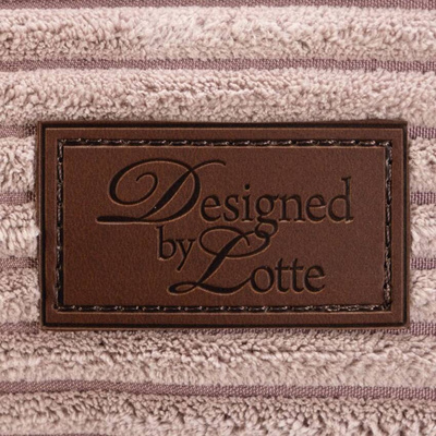 Designed by Lotte Legowisko dla psa, prążkowane, różowe, 80x70x22 cm