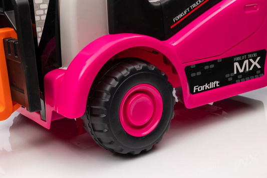 Wózek Widłowy Na Akumulator XMX638 Różowy