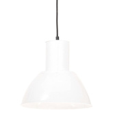 Lampa wisząca, 25 W, biała, okrągła, 28,5 cm, E27