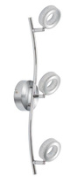 Lampa sufitowa VINOLA listwa regulowana 3-punktowa LED do salonu metalowa