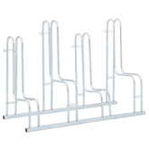 Stojak na 4 rowery, wolnostojący, stal galwanizowana