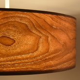 Lampa Wisząca Drewniana ?45cm 3XE27 Abruzzo Bosco