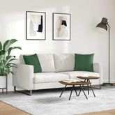 Poduszki na sofę 2 pcs Ciemna zieleń 45 x 45 cm