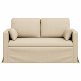 Sofa Kremowy 139 x 78 x 80 cm tkanina