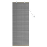 Roleta Szary 40 x 160 cm Bambus