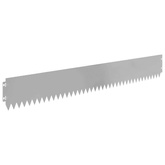 Krawężnik do trawnika 30 szt. 103 x 15 cm Stal srebrny