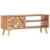 vidaXL Szafka pod TV, 100 x 35 x 40 cm, lite drewno akacjowe