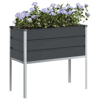 Donica Antracyt 100 x 45 x 90 cm Stal Galwanizowana