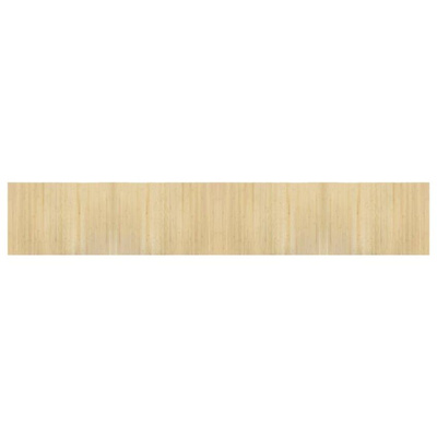 vidaXL Dywan prostokątny, jasny naturalny, 70x400 cm, bambusowy