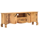 vidaXL Szafka pod TV, 115x30x42 cm, lite drewno sheesham