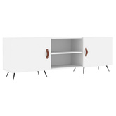 vidaXL Szafka pod TV, biała, 150x30x50 cm, materiał drewnopochodny