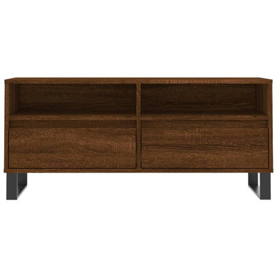vidaXL Szafka pod TV, brązowy dąb, 100x34,5x44,5 cm