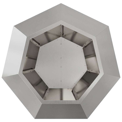 Donica 2 pcs Srebrny 75 x 75 x 60 cm Stal nierdzewna