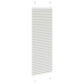 Roleta plisowana jasnoszara 40x100 cm Szerokość tkaniny 39,4 cm