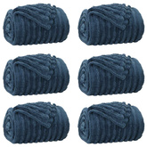 Koce narzutowe 6 pcs Granatowy 240 x 220 cm Polar