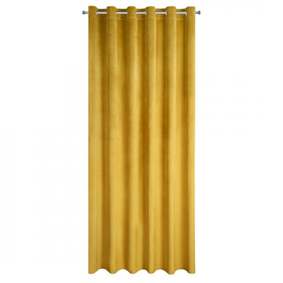 Zasłona Melanie musztardowa 215x250