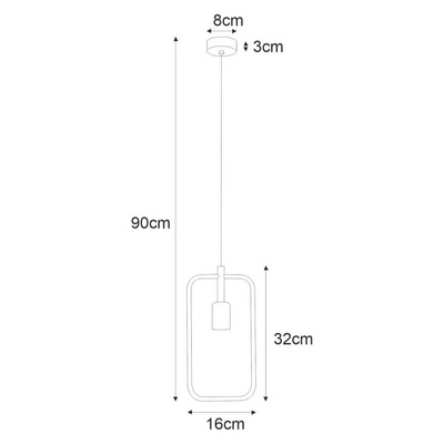 wisząca K-3830 z serii GEO Lampa