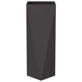 Donica Czarny 30 x 30 x 75 cm Stal