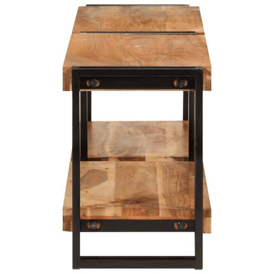 vidaXL Szafka pod TV, 140x30x40 cm, lite drewno akacjowe