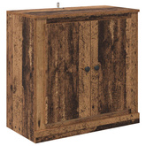 Komody 3 szt. Stare drewno 210 x 35,5 x 67,5 cm
