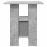 Stolik nocny 2 szt. Betonowy szary 41 x 40 x 45 cm
