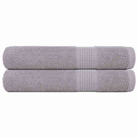 Ręczniki do sauny FROGN 2 szt. Szare 80x200 cm 360 g/m?