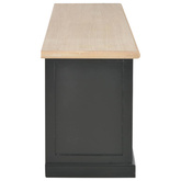 vidaXL Szafka pod TV, czarna, 120 x 30 x 40 cm, drewniana