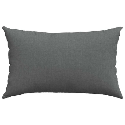 Poduszki na sofę 2 pcs Ciemnoszary 50 x 30 cm tkanina