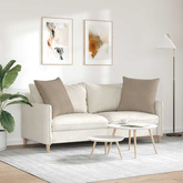 Poduszki na sofę 2 pcs Ciemnoszary 60 x 60 cm tkanina